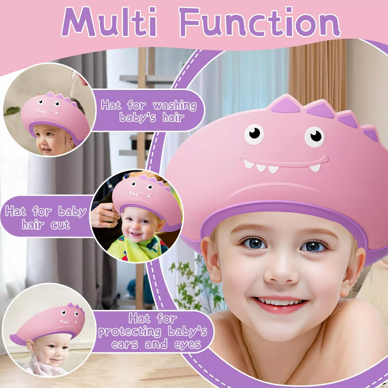 Soft Adjustable Visor Hat Safe Shower Bathing for Baby, Kids