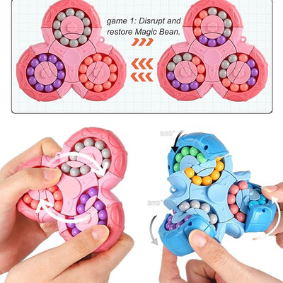 Magic Bean Brain Teaser Finger Spinner Toy