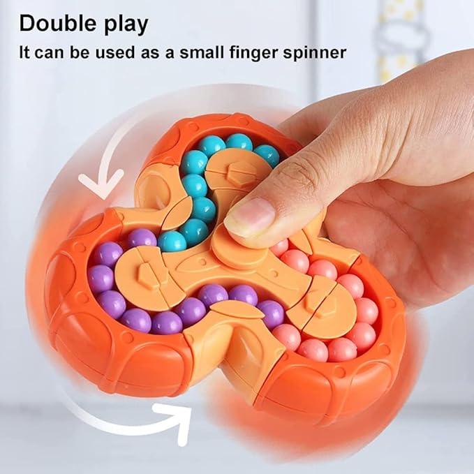 Magic Bean Brain Teaser Finger Spinner Toy