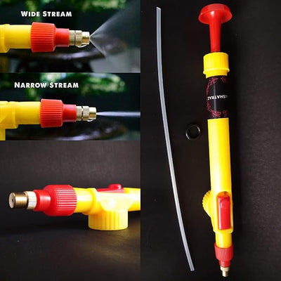 Adjustable High Pressure Garden Pump Bottle Spray Gun