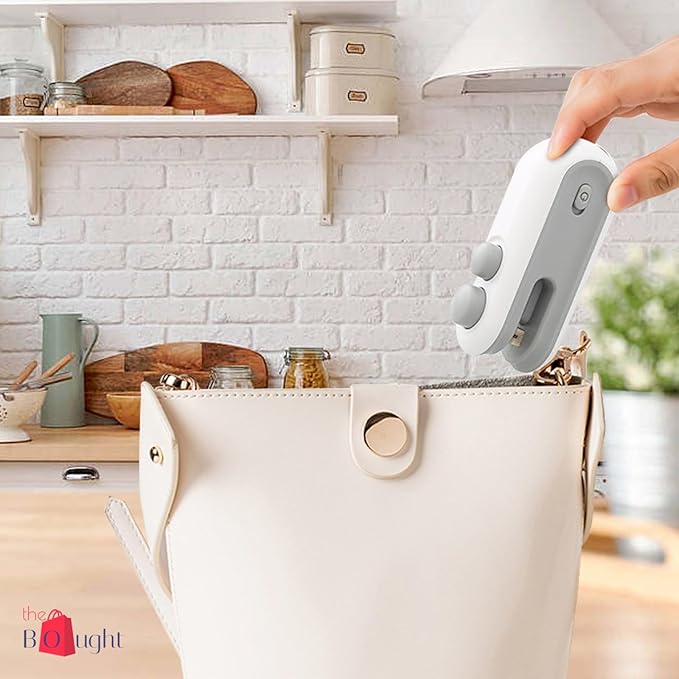 Portable Mini Sealing Machine 2 in 1 USB Rechargeable