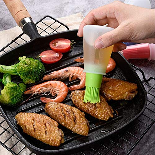 Portable Oil Bottle Barbecue Brush Silicone Kitchen