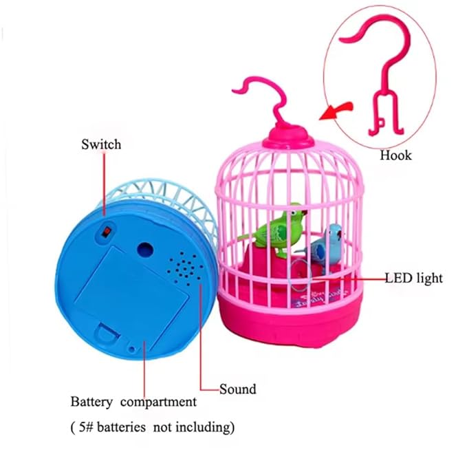 Lovely Talking Bird Cage for Kids