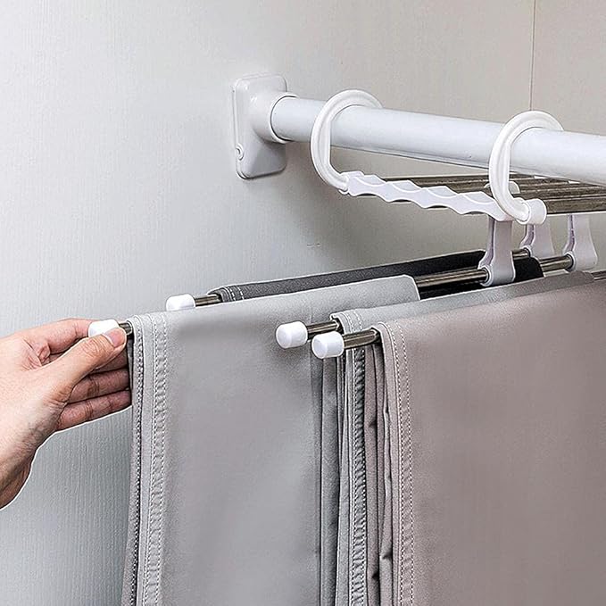5 in 1 Hanger, Multi-Layer,Clothes Hanging Stainless SteeL