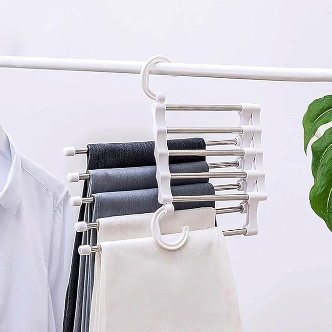 5 in 1 Hanger, Multi-Layer,Clothes Hanging Stainless SteeL
