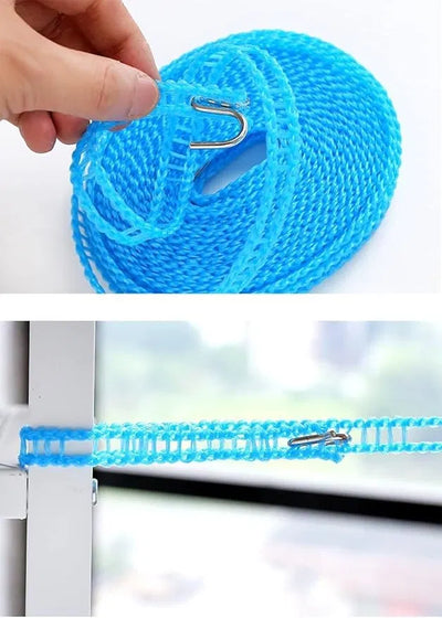 Windproof Anti-Slip Clothes Washing Line Drying 5 Meter