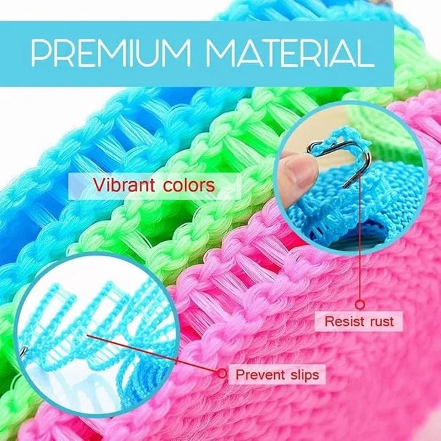 Windproof Anti-Slip Clothes Washing Line Drying 5 Meter